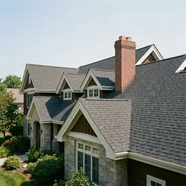 New residential roof